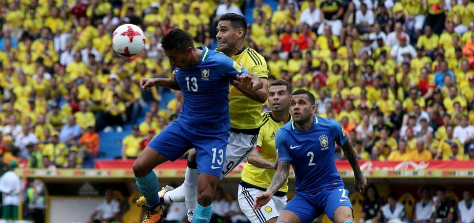 Com golaço de Willian, Brasil empata com a Colômbia em 1 a 1