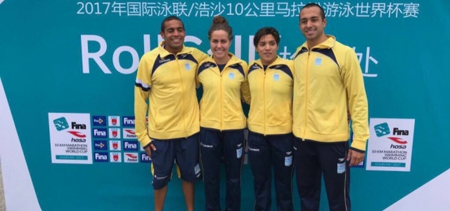 Ana Marcela conquista medalha de ouro na China; Allan do Carmo é prata