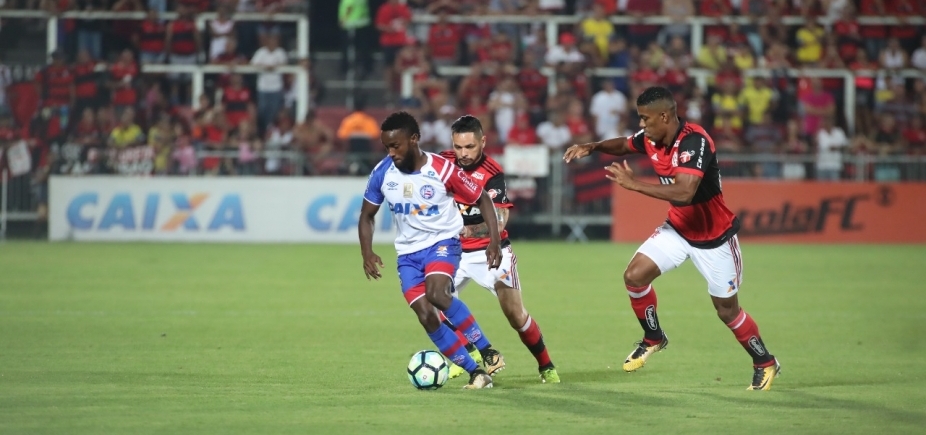 Bahia perde de goleada para o Flamengo por 4 a 1 e despenca na tabela da Série A
