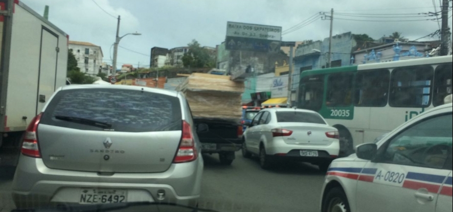 Confira os trechos mais congestionados na manhã desta terça-feira