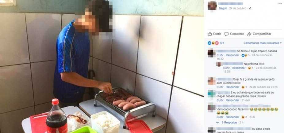 Alunos são suspensos após churrasco em sala de colégio estadual na Bahia