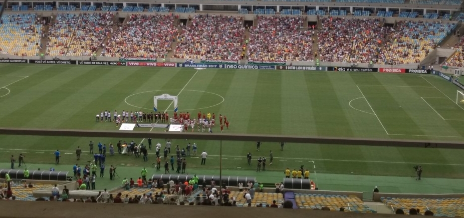 Bahia empata em 1 a 1 com o Fluminense no Maracanã