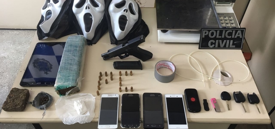 Trio é preso em flagrante por tráfico de drogas em Ilhéus