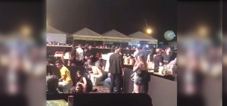 Briga em show de Gusttavo Lima acaba em disparos de tiros e cantor abandona palco; vídeo