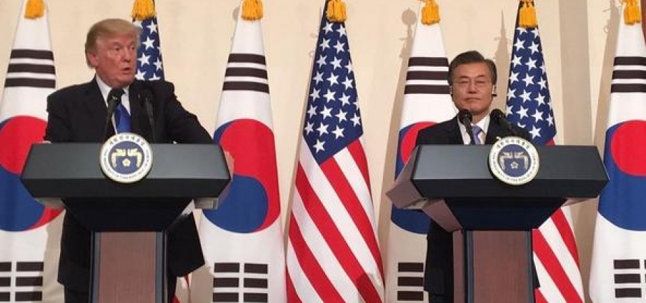 Presidente dos Estados Unidos diz que tem submarino posicionado para a Coreia do Norte