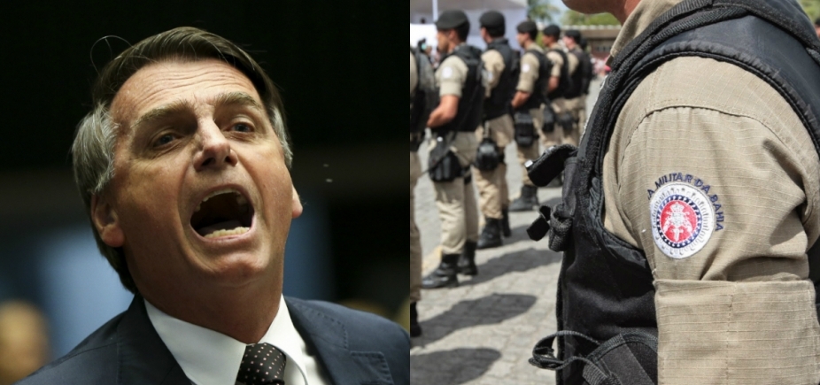 Policiais baianos lançam manifesto e rejeitam candidatura de Bolsonaro à presidência