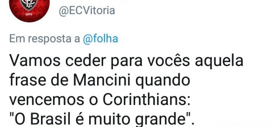 Vitória rebate manchete da Folha de S. Paulo com provocação: \"Respeite o Nordeste\"