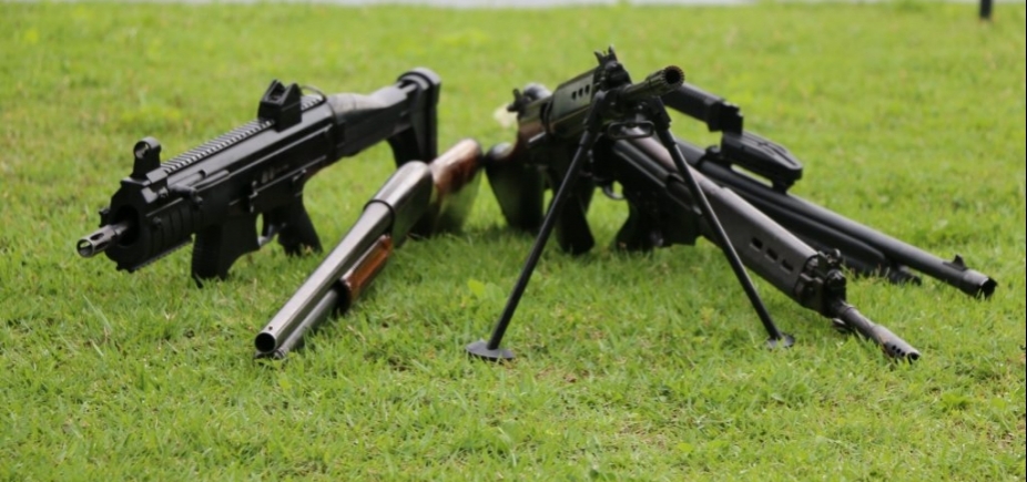 Polícia baiana já apreendeu mais de 3,8 mil armas em 2017