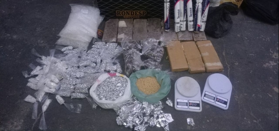 Polícia baiana apreendeu mais de 145 kg de drogas nos últimos dois dias
