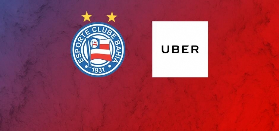 Bahia anuncia patrocínio da Uber; estreia acontece no domingo