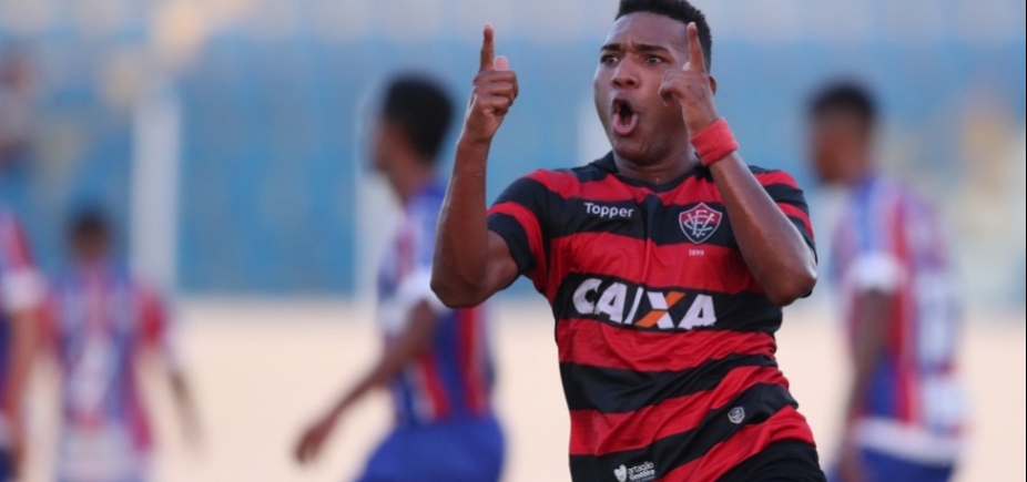 Vitória ganha do Bahia por 2 a 0 e é campeão da Copa do Nordeste Sub-20