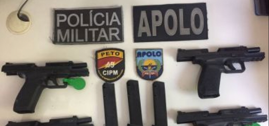 Polícia encontra arma de fabricação italiana no bairro de São Cristóvão