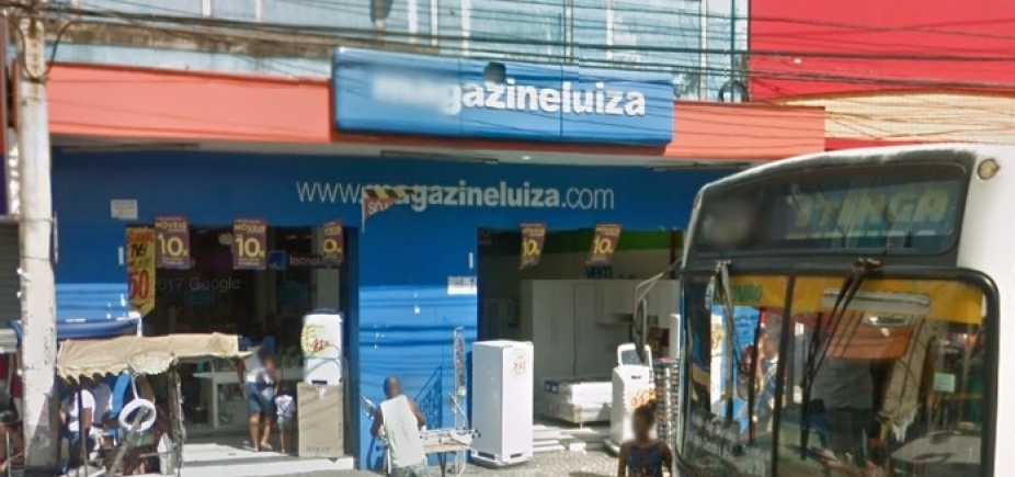 Loja da Magazine Luiza é arrombada na Calçada; bandidos levam televisão 