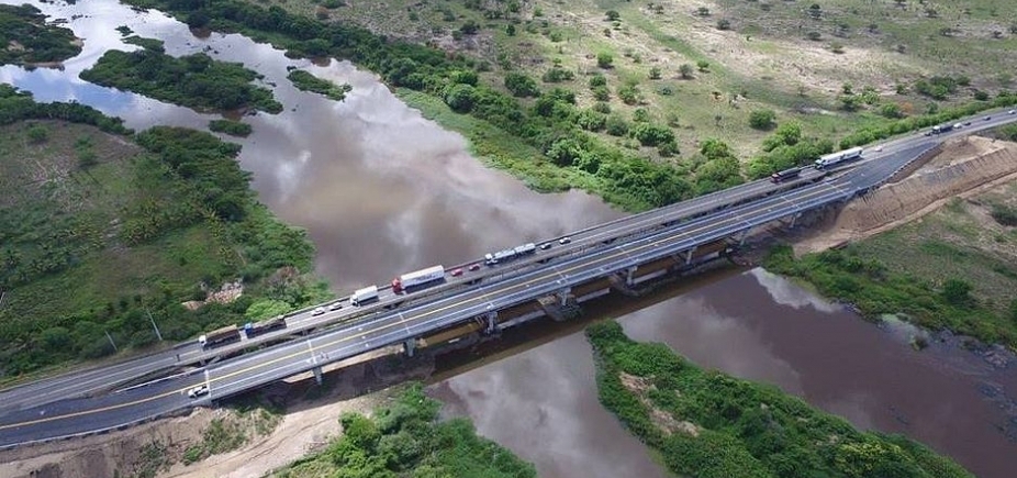 Liberada ponte sobre o Rio Paraguaçu, na BR-116