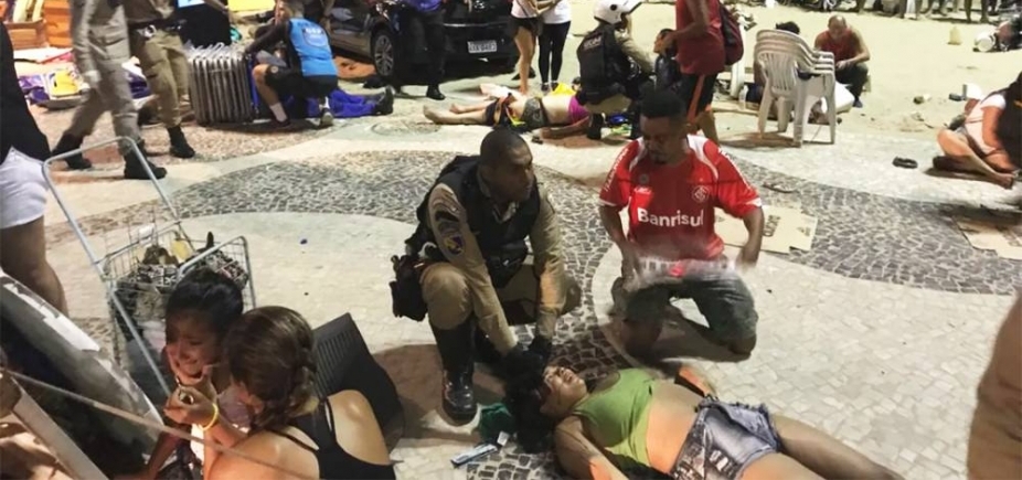 Carro atropela 16 pessoas em Copacabana; bebê morre