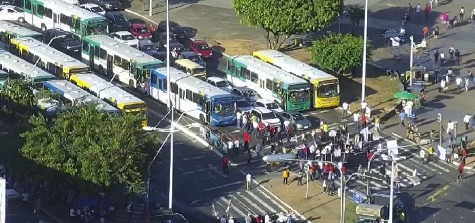 Protestos contra reforma da Previdência congestionam Salvador; veja trânsito 
