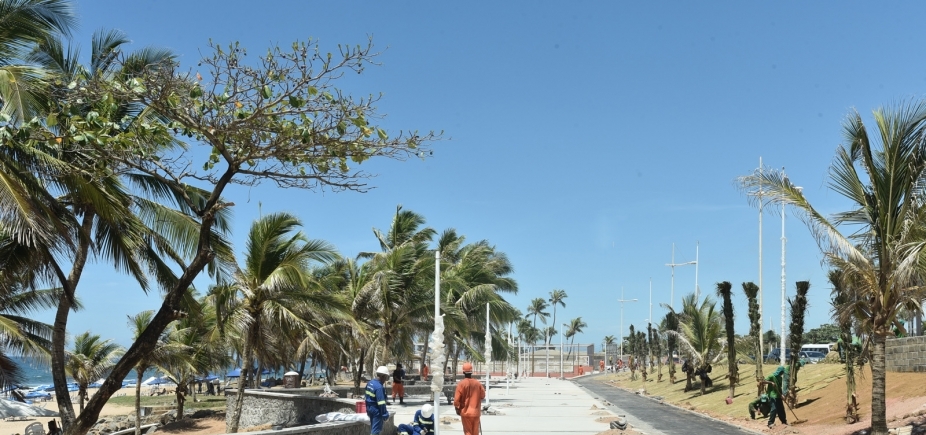 Obras no entorno do Farol de Itapuã devem ser concluídas em março