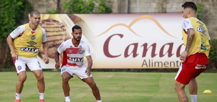 Com Tiago em campo, Bahia inicia treinos para enfrentar o Timbu