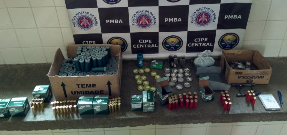 PM desmonta comércio ilegal de munições em Ituaçu