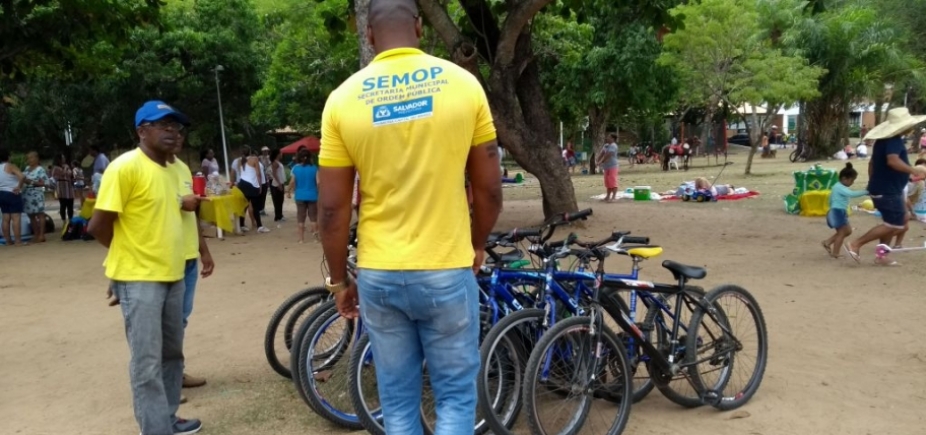 Prefeitura apreende bicicletas irregulares no Parque da Cidade