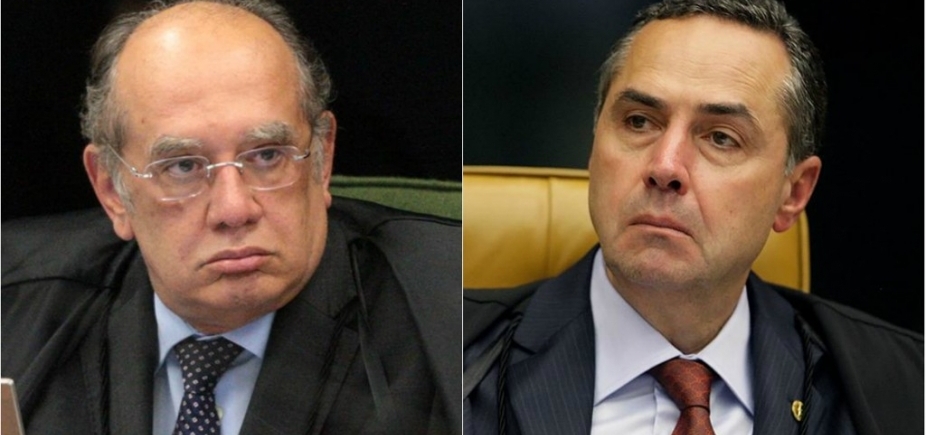 Após bate-boca entre Barroso e Gilmar Mendes, STF interrompe sessão