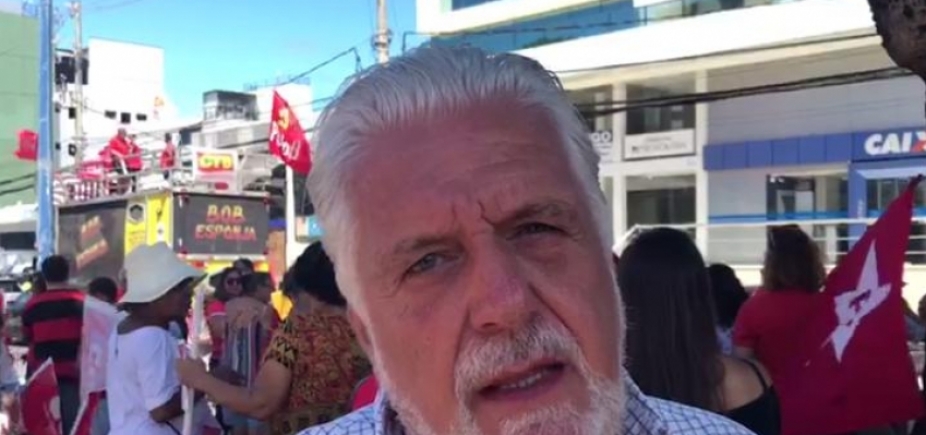 Wagner pede que militância faça vigília constante a favor de Lula; vídeo