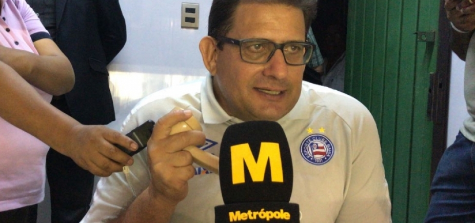 Guto explica decisão de poupar atletas do Bahia na Sul-Americana: ʹNinguém é máquinaʹ