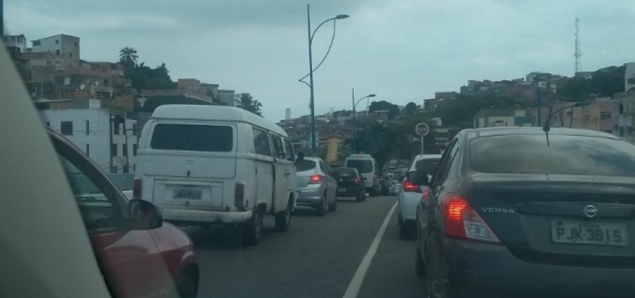 Trânsito continua complicado nas vias de acesso a Vasco da Gama