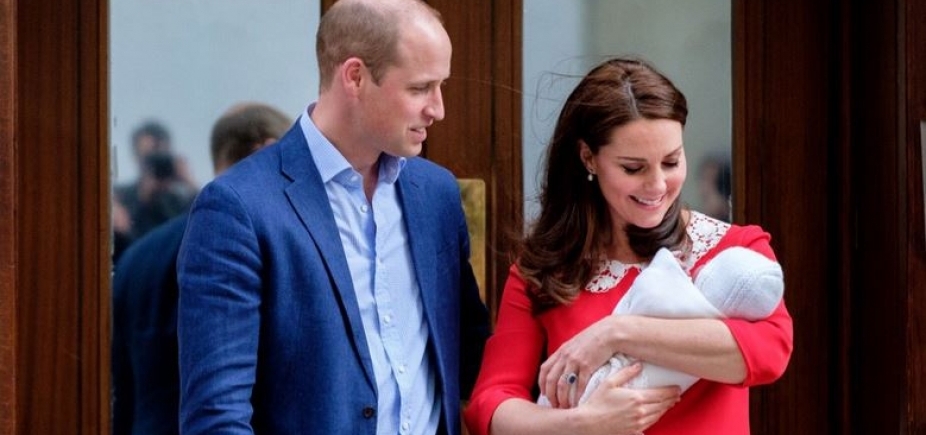 Família Real divulga nome do nome do 3º filho de Kate e William