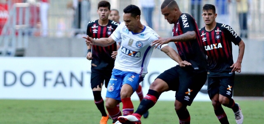 Bahia perde chances de gol e fica no 0x0 contra o Atélico-PR 