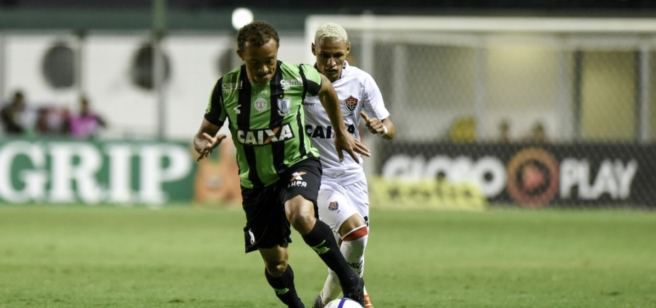 Vitória perde para o América-MG por 2 a 1 e segue na zona de rebaixamento