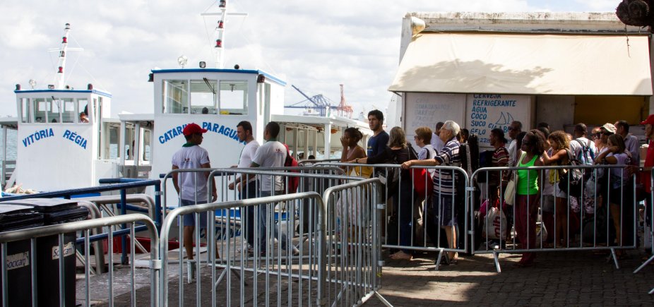  Ventos fortes e mar agitado mantêm travessia Salvador - Mar Grande suspensa