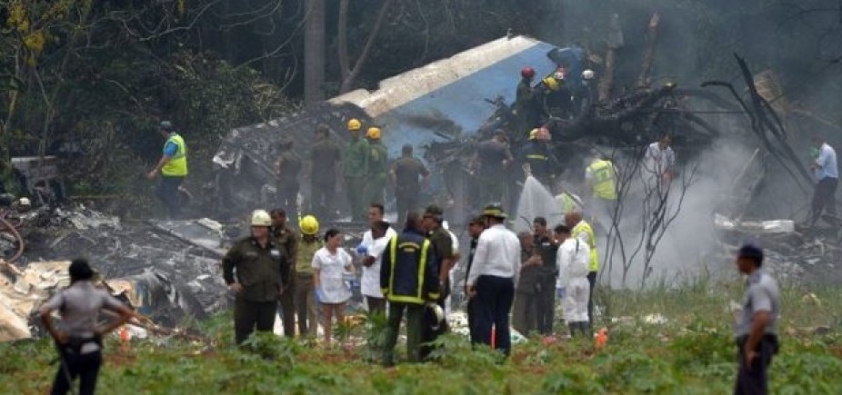 Três pessoas sobrevivem ao acidente aéreo em Cuba