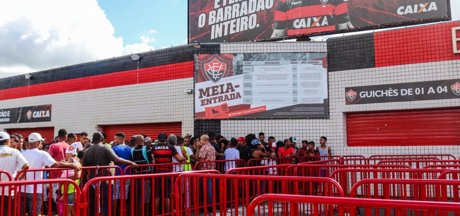 Vitória faz promoção com ingressos a R$ 5 para decisão contra o Sampaio Corrêa