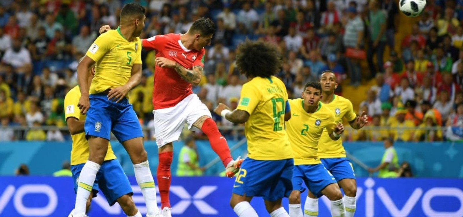 CBF fará reclamação por gol suíço na estreia da Copa do Mundo
