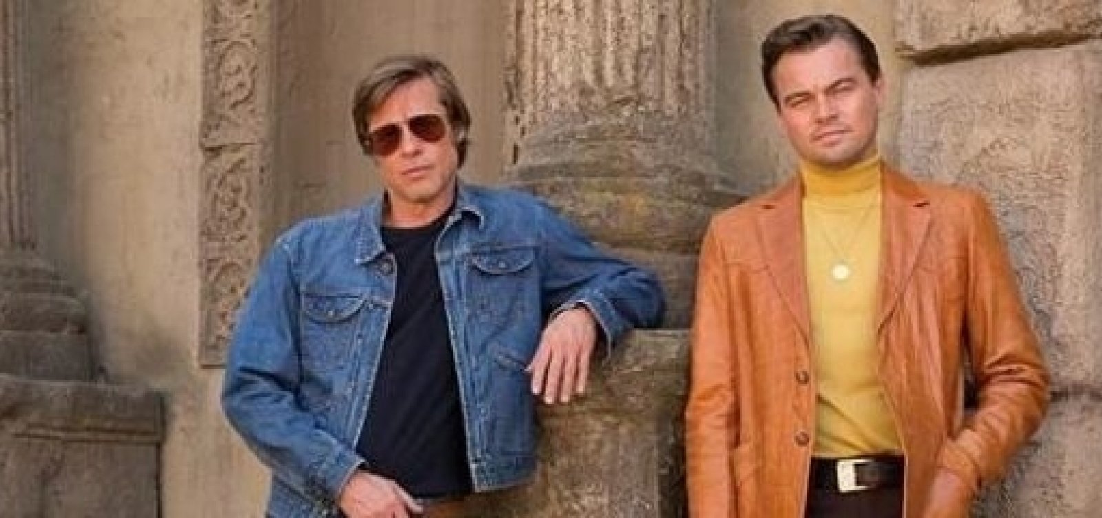 Brad Pitt e DiCaprio aparecem em 1ª foto de novo filme de Tarantino