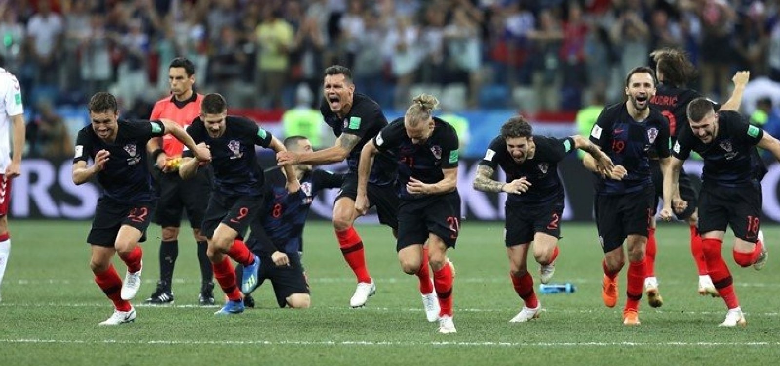 Nos pênaltis, Croácia bate a Dinamarca e enfrenta a Rússia nas quartas