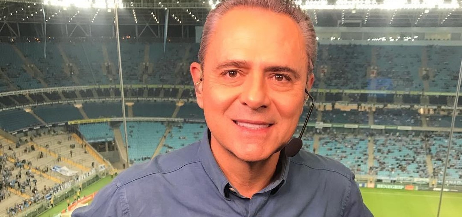 Luis Roberto passa mal após narração de Suécia x Inglaterra