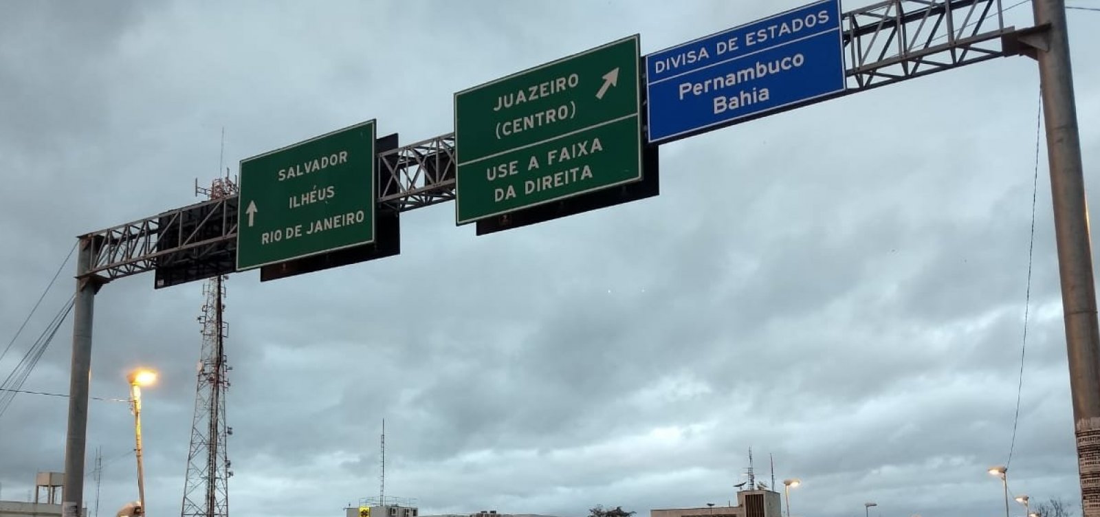 DNIT vai corrigir placa da divisa entre Bahia e Pernambuco