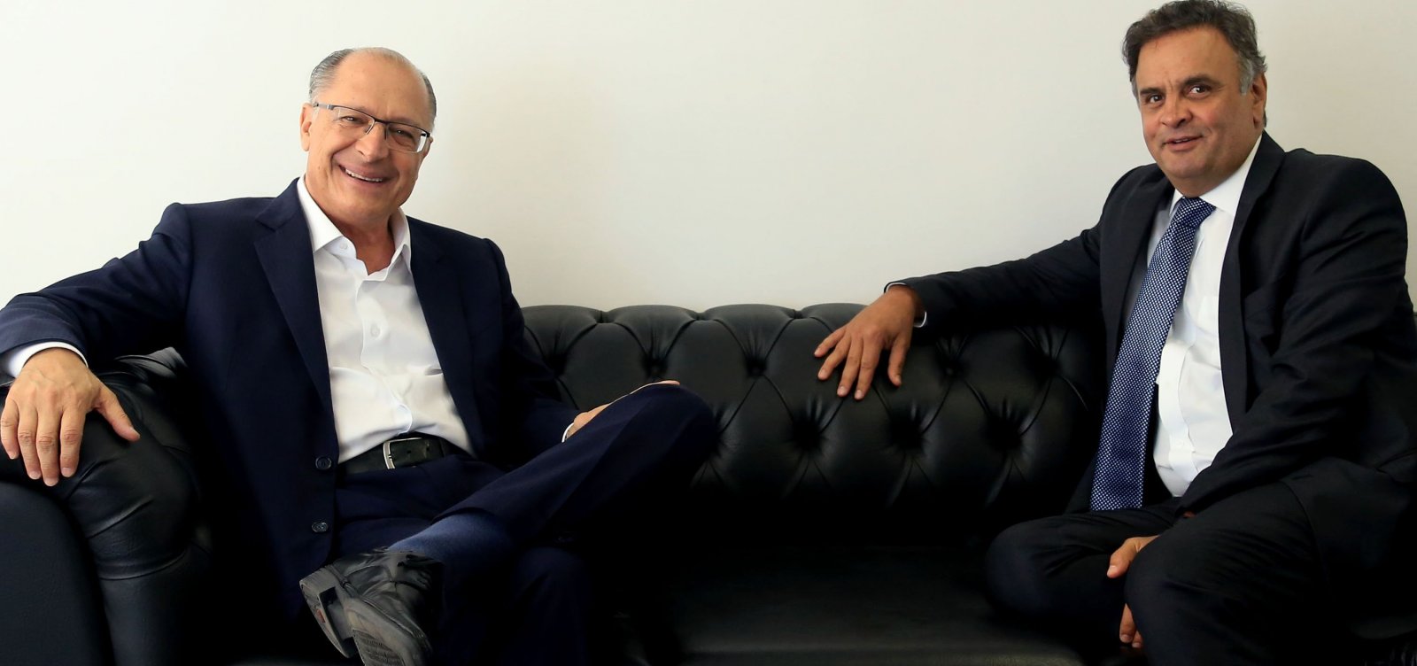 'Aécio será bem recebido' em convenção do PSDB, diz Alckmin 