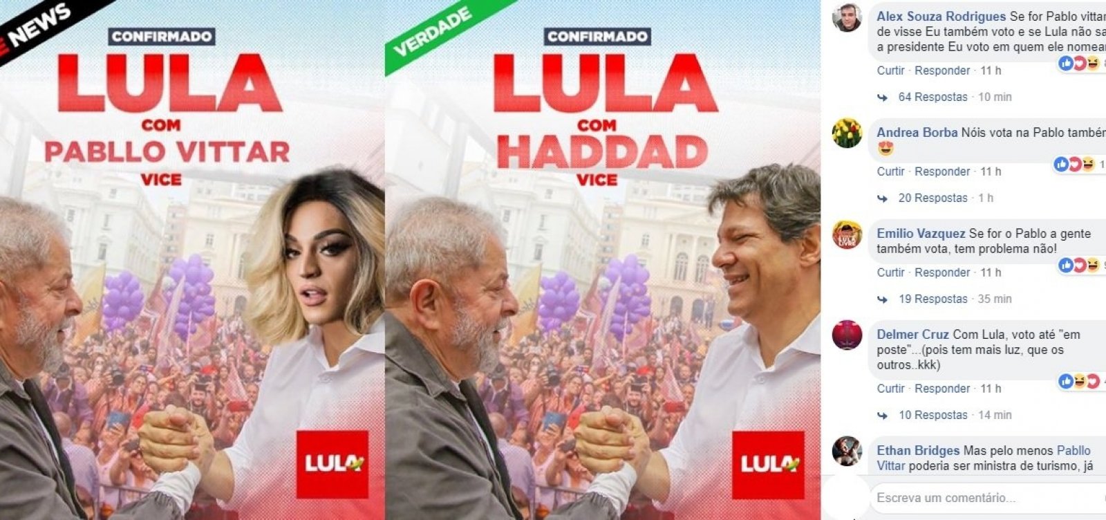'Agora foi longe demais': PT nega que Pabllo Vittar seja vice de Lula 