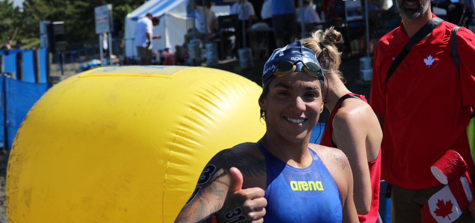 Ana Marcela conquista medalha de bronze na maratona aquática do Pan-Pacífico