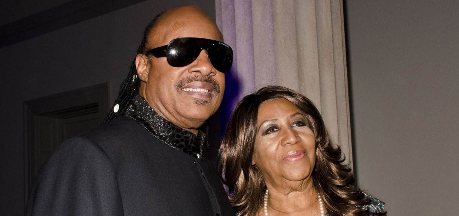 Stevie Wonder e Jesse Jackson visitam Aretha Franklin, que está 'gravemente doente' 