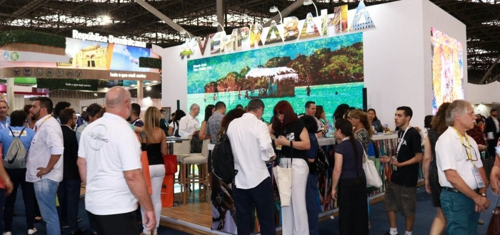 Estandes da Bahia estão entre os mais visitados da Abav 2018