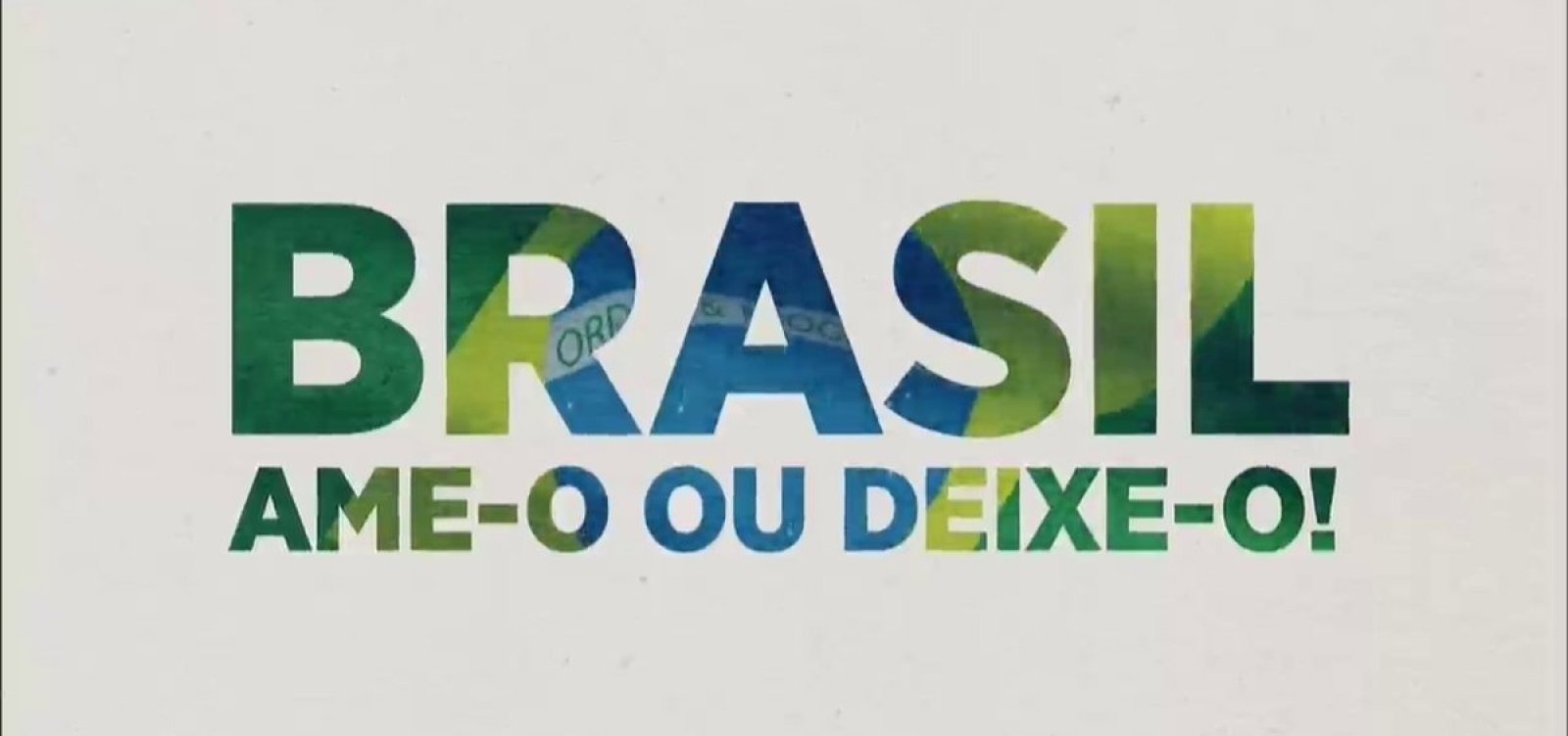 Em comerciais, SBT revive slogan da ditadura: 'Brasil, ame-o ou