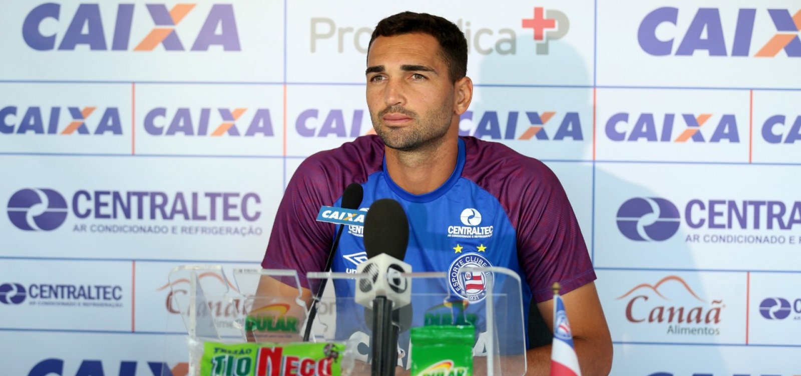 Atacante Gilberto está fora do Ba-Vi
