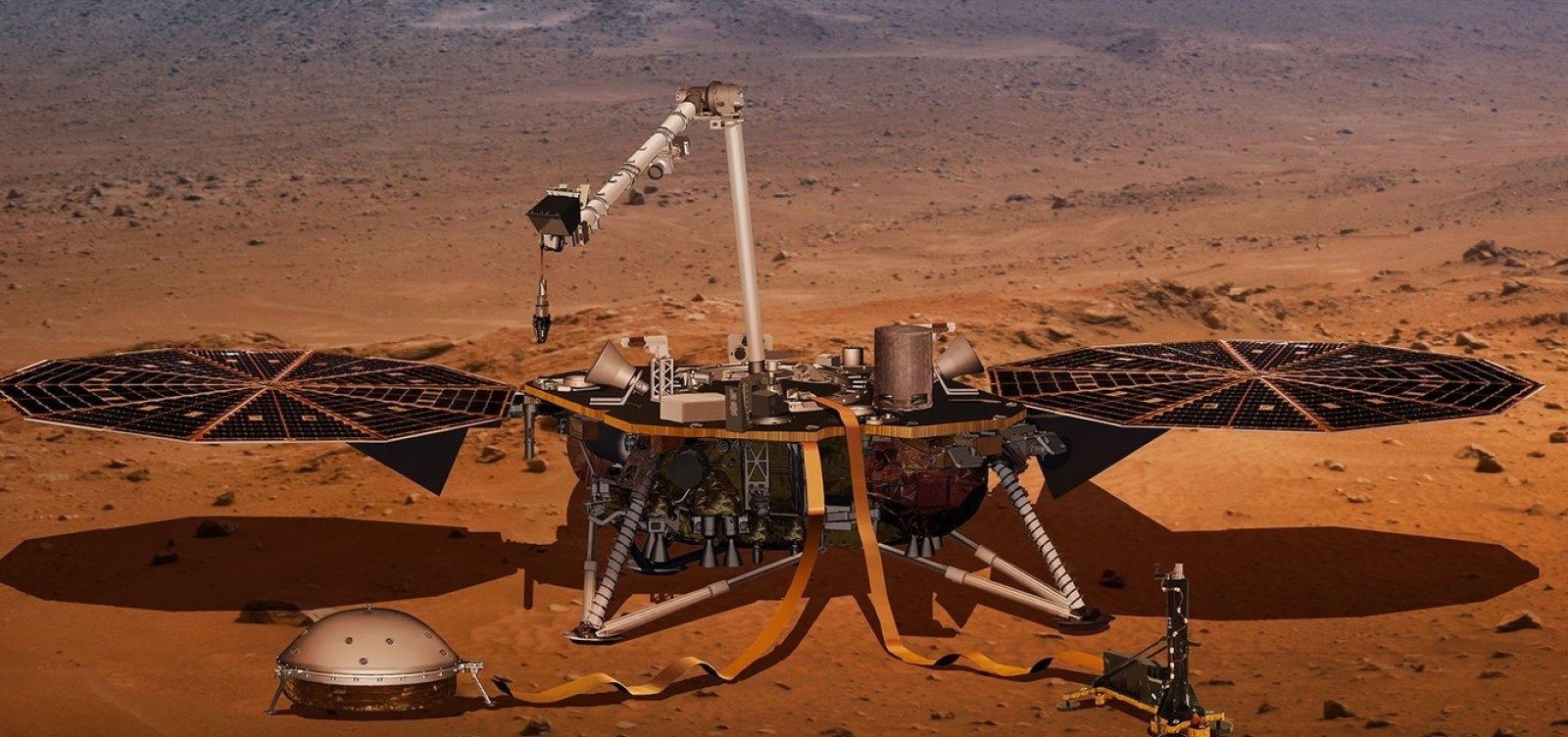 Sonda da Nasa deve pousar nesta segunda em Marte