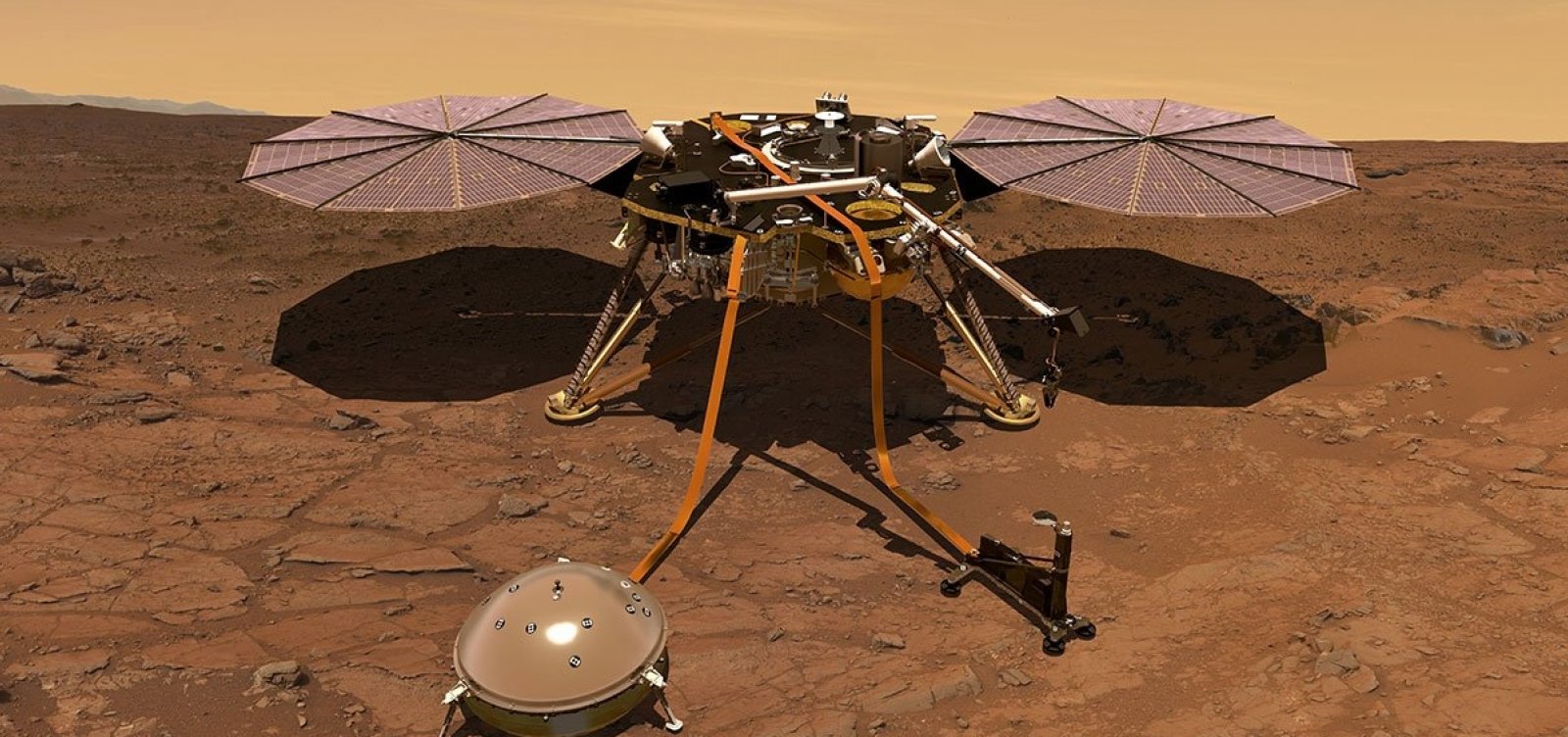 Sonda da Nasa pousa em Marte