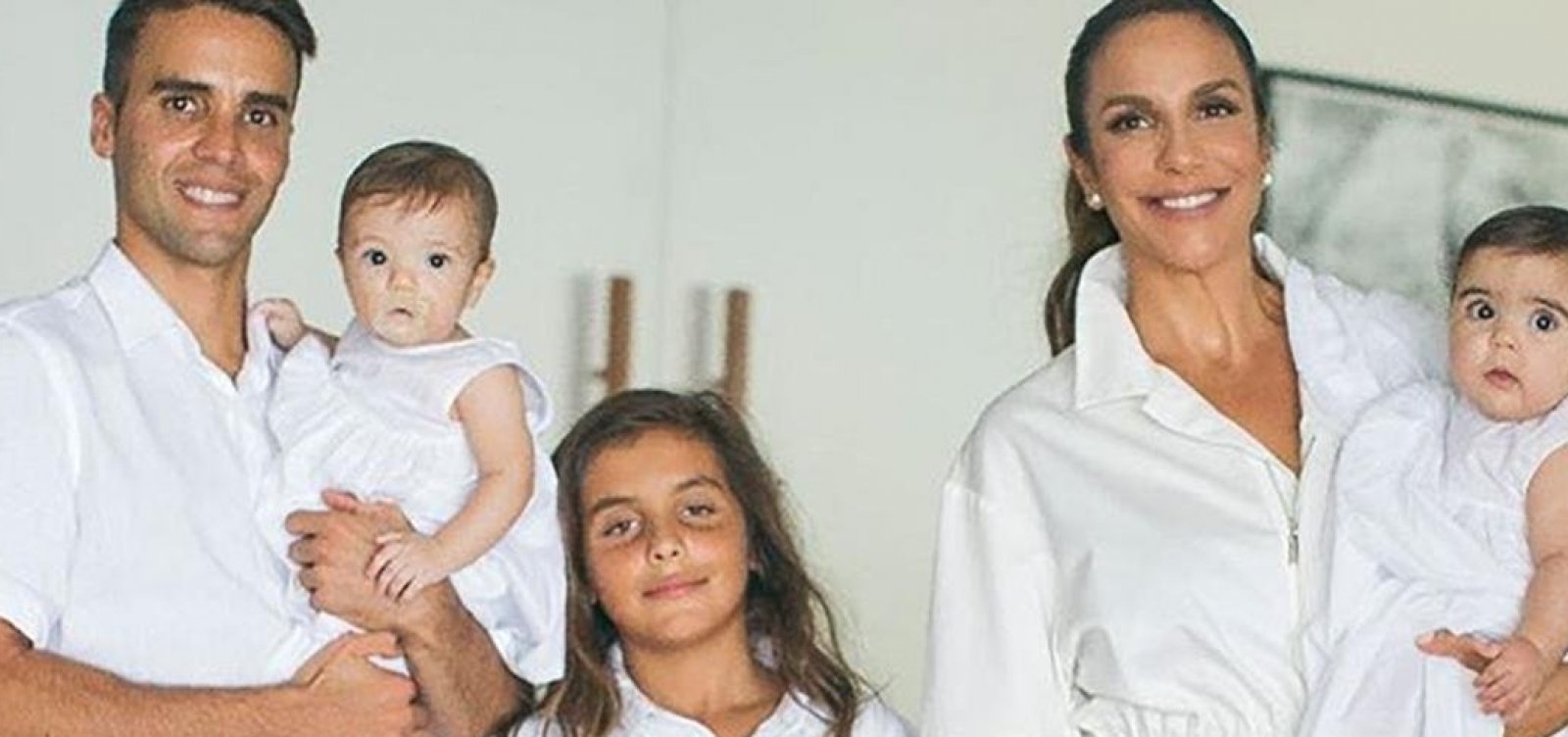 Marido de Ivete posta foto com os 3 filhos: 'De prega'; Veja!