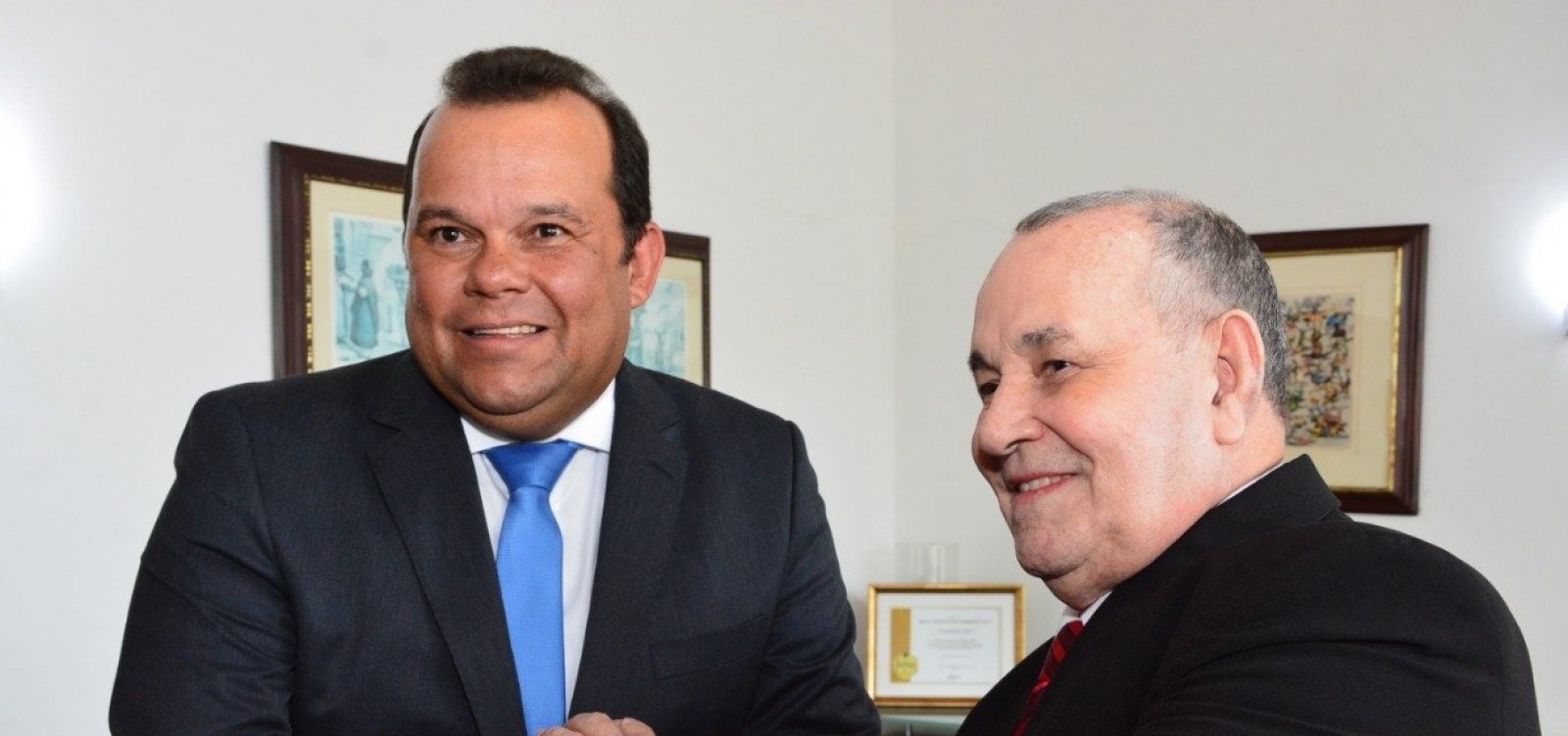 Em encontro, Geraldo Júnior e presidente do TJ-BA discutem parceria entre poderes